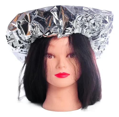 Gorro Térmico Aluminio Gris Para Tratamientos Capilares No Eléctrico