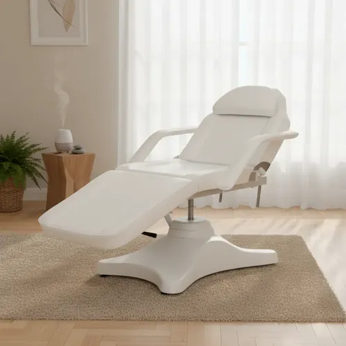 Camilla Articulada Hidráulica 182x62 - 150kg Blanco Behmont Blanco
