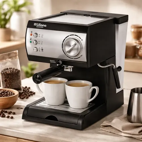 Cafetera Eléctrica Liliana Cofix Bar Eficiente Y Práctica Negro
