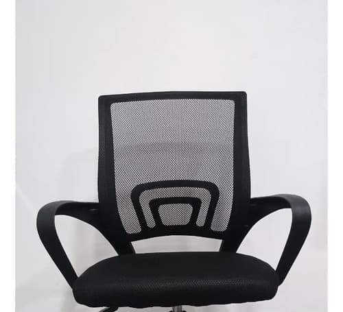 Silla Fija Malmo Tela Mesh Negro Behmont Negro