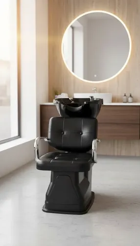 Lavacabeza Plástico Con Grifería Y Ducha Base Plástico Behm.